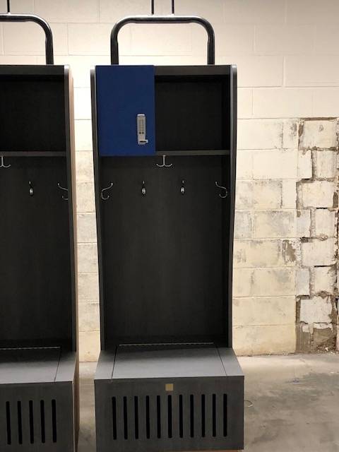 New lockers.
